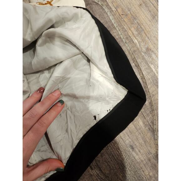 Fabrice silhouette vintage beaded dress 80s glam womens 6 art deco party flapper - Picture 6 of 11